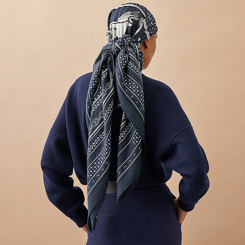 Springs Bandana shawl 140 | Hermès Singapore